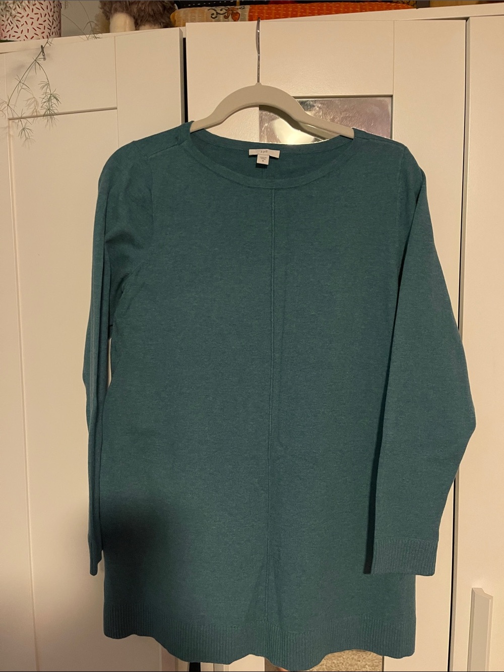 J. Jill Teal Crewneck Long-Sleeve  Sweater